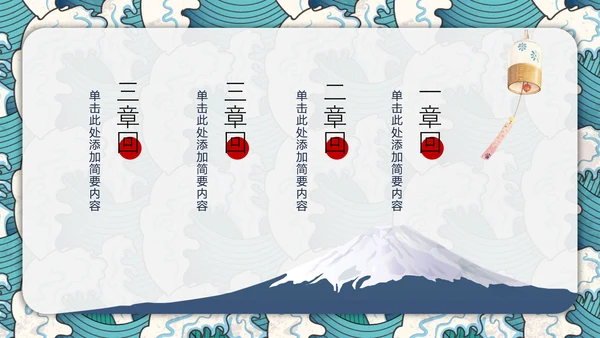 日式风浮世绘商业计划书通用PPT