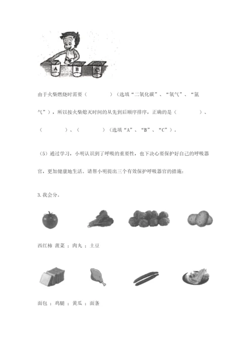 教科版四年级上册科学期末测试卷附答案（培优b卷）.docx