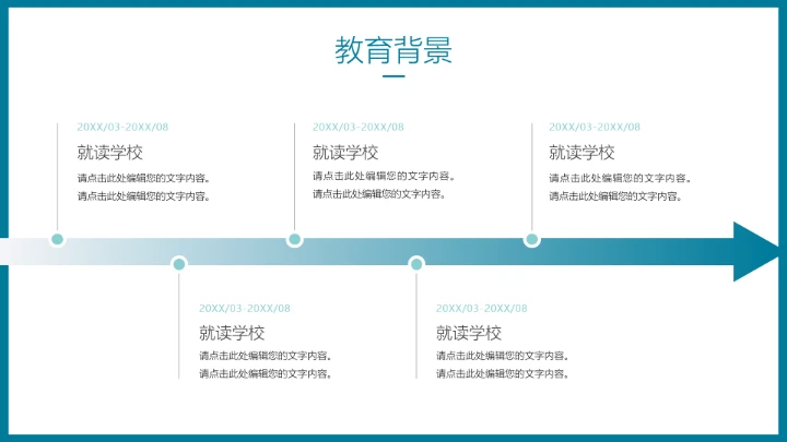 研究生复试简历面试个人介绍通用PPT模版