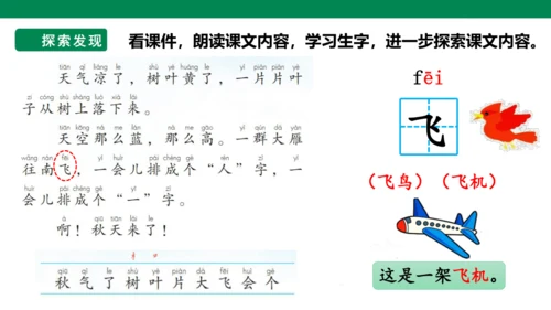 部编1A 第4单元 第4课 秋天（2）课件