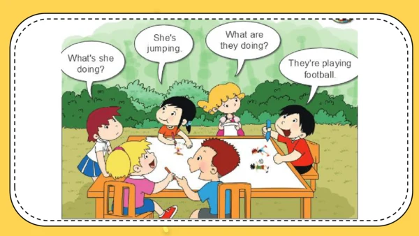 Module 3 Unit 2 What's the elephant doing? 课件(共37张