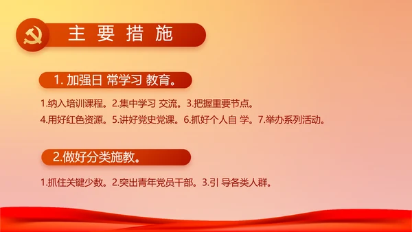七一党支部党史学习教育工作总结PPT