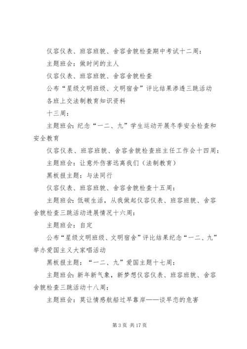 政教处周工作计划.docx