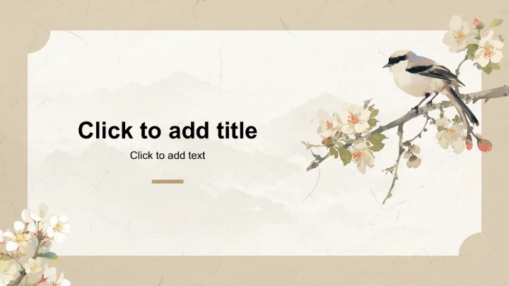 白色复古风教育培训PPT主题