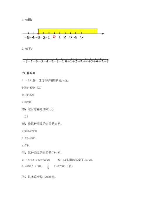 人教版六年级下册数学期末测试卷（培优b卷）.docx