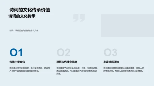 诗词艺术历史讲座PPT模板