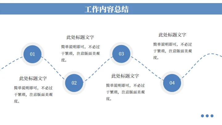 公司企业部门开工汇报通用PPT蓝色模板