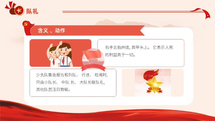 红旗下少先队员礼仪基本规范教学通用PPT课件