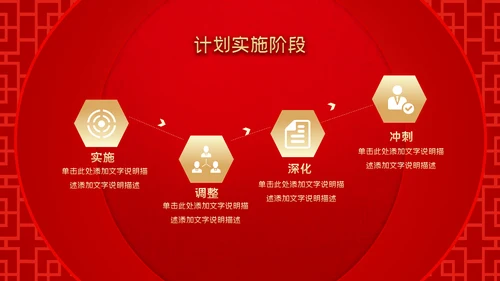 喜庆2023年会兔年开门红颁奖盛典ppt