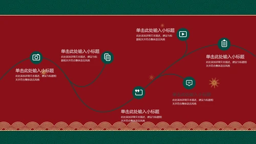 中式牛年春节PPT模板