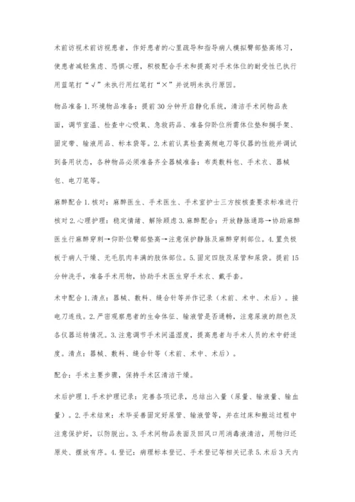 临床路径在子宫切除手术配合中的应用.docx