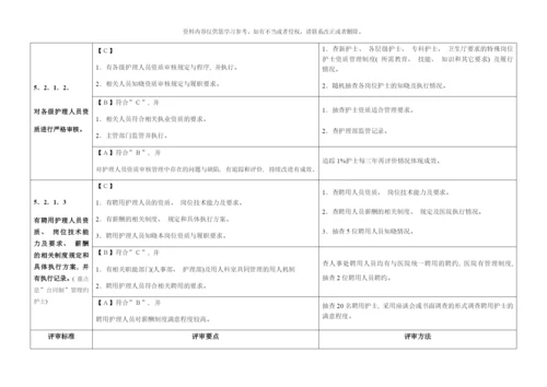 综合医院护理管理评审标准细则模板.docx