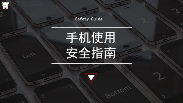 手机使用安全指南通用PPT模板