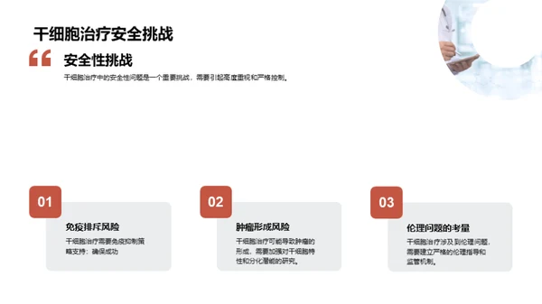 科技风生物医疗教学课件PPT模板