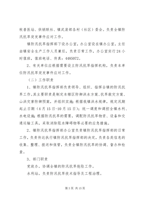 马蹄镇中小学XX年防汛工作应急预案 (2).docx