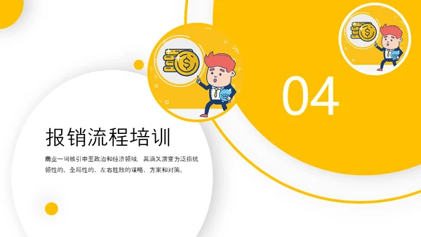财务报销流程PPT模板