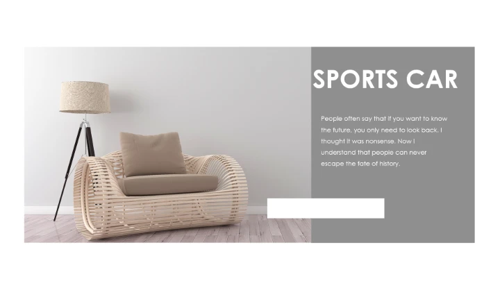 极简风室内设计北欧风格居家房屋室内装修设计方案PPT模版