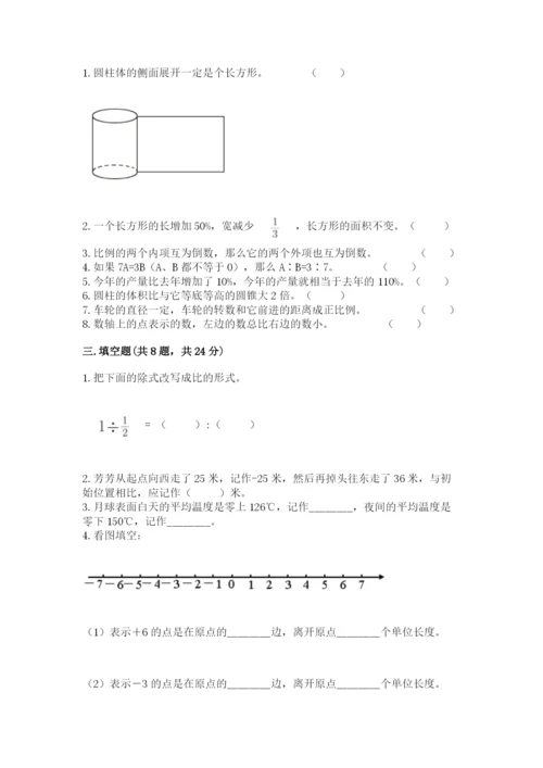 小升初六年级期末试卷附参考答案【能力提升】.docx