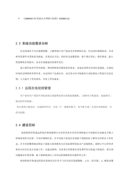 沈阳远程监控集成平台设计专业方案海润铭.docx