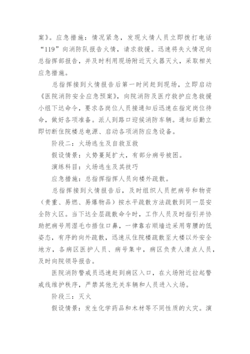 医院消防应急演练方案.docx