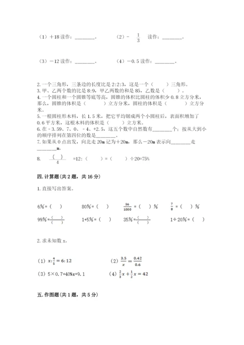 六年级下册数学期末测试卷【模拟题】.docx
