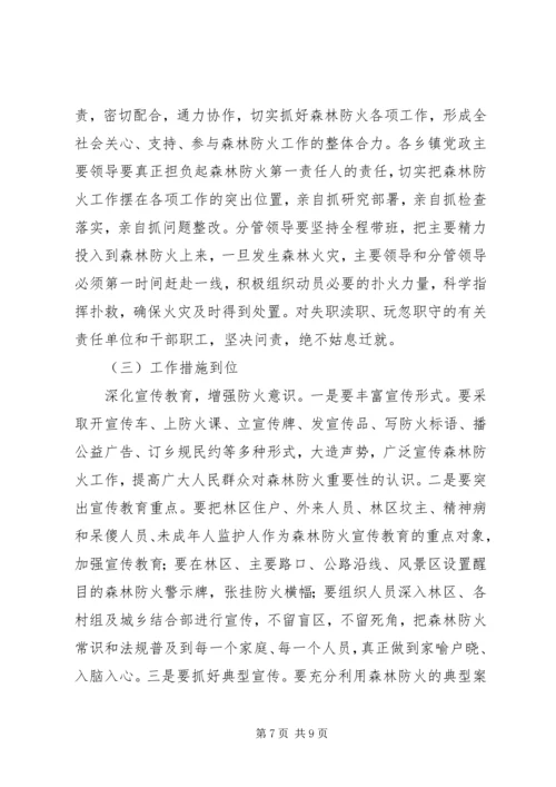 县安全生产和春季森林防火工作会议讲话稿（摘要）.docx