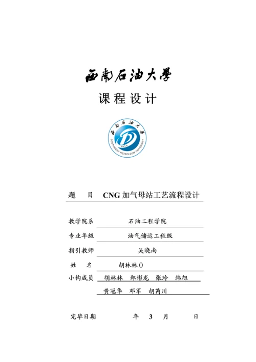 CNG加气母站标准工艺标准流程设计.docx