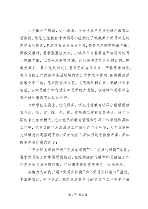 镇开展党员示范活动工作方案 (2).docx