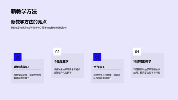 教研年度成果报告PPT模板