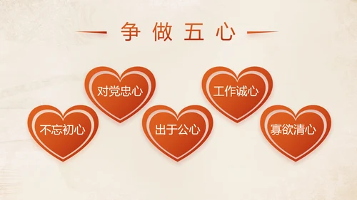 红色党建党支部年终述职报告学习教育动态PPT