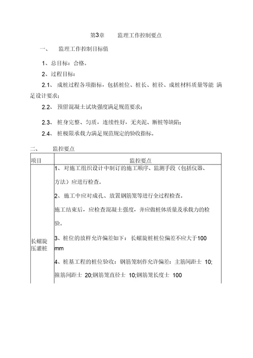 桩基础监理细则培训讲学