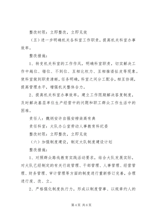 党的群众路线教育实践活动整改落实方案2.docx