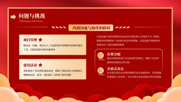 蛇年红色喜庆企业年终工作总结汇报PPT模板