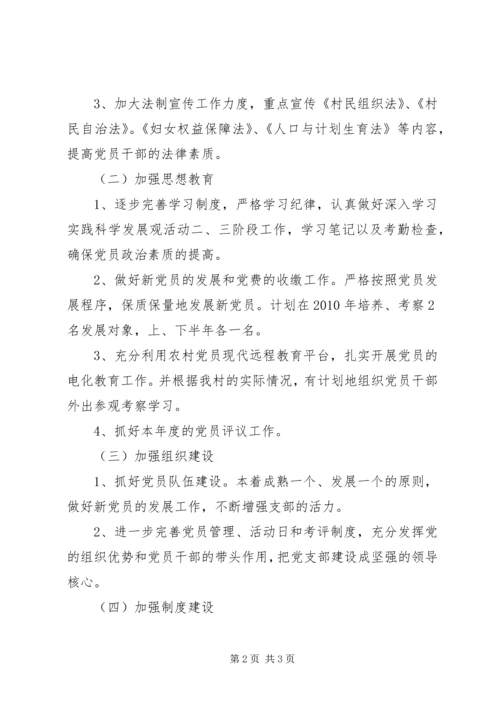 村党支部工作计划.docx