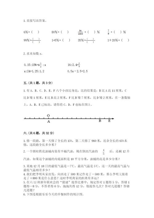 北京版数学小升初模拟试卷【各地真题】.docx