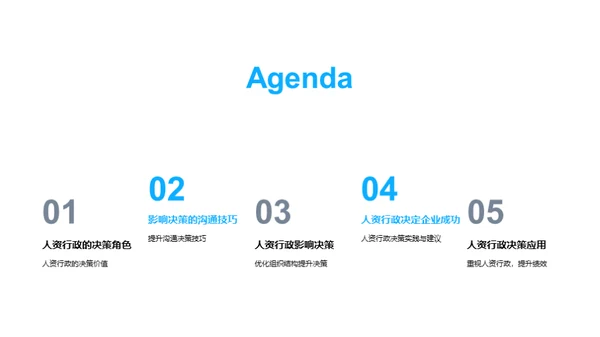 人资行政与决策优化