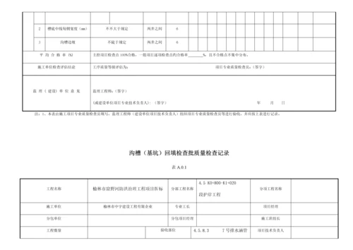 排水涵管单元工程质量验收评定表.docx