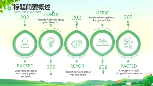 山区乡村振兴调研报告动态PPT模板