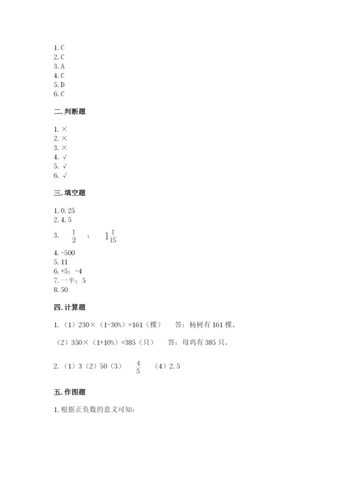 新昌县六年级下册数学期末测试卷有完整答案.docx