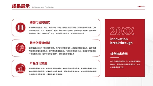 红色简约风工作汇报总结通过PPT模板