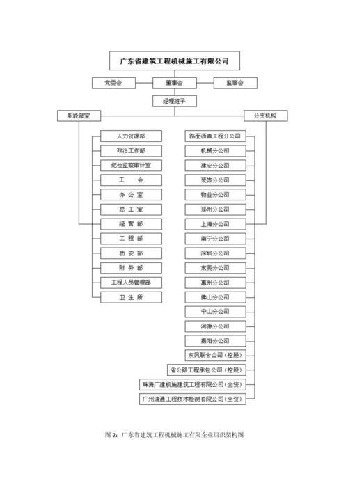 广东省建筑工程集团有限公司组织架构分析.docx