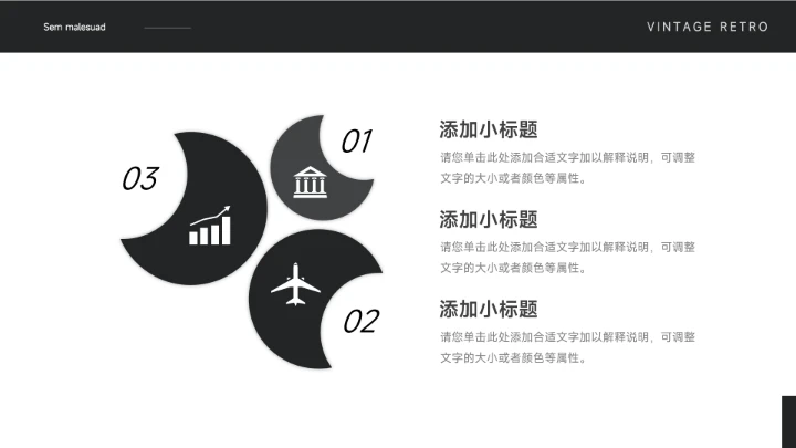 黑色极简主义黑白企业市场计划书PPT模板