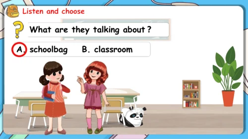 Unit 2 My schoolbag-A Let's talk（课件）-2024-2025学年人教