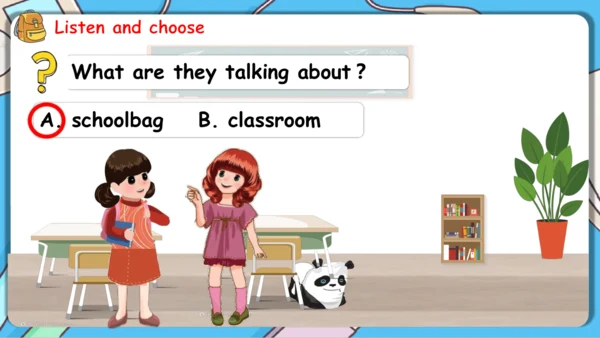 Unit 2 My schoolbag-A Let's talk（课件）-2024-2025学年人教