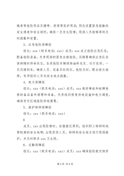 贾营小学防汛防滑安全预案 (2).docx