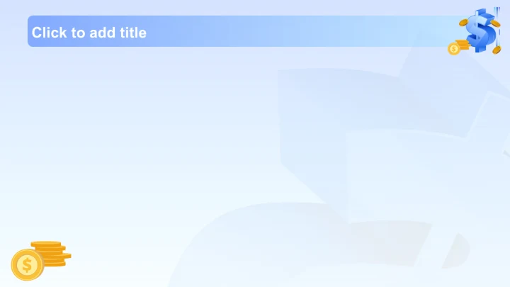 蓝色3D风金融行业商业计划书PPT主题