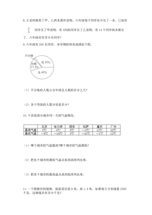 六年级小升初数学应用题50道附参考答案【模拟题】.docx