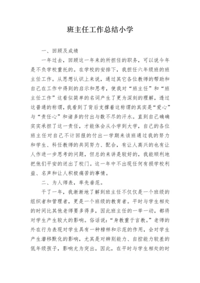 班主任工作总结小学.docx