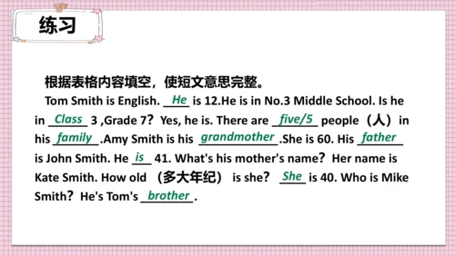 Unit 2 This is my sister 单元复习课件
