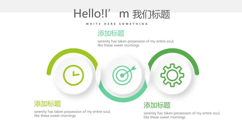小清新绿色时尚美容护肤宣传动态PPT